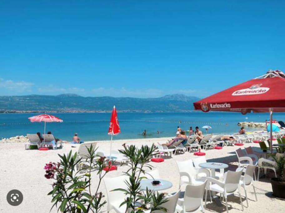 Luxury Villa Lana Apt, Seaview Terrace, Large Outdoor Space, Bbq Trogir Exterior foto